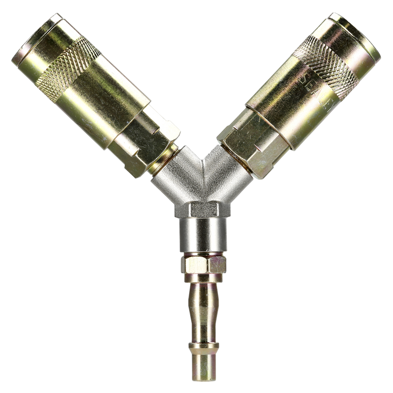Sealey Y-Adaptor Twin Coupling ACX55