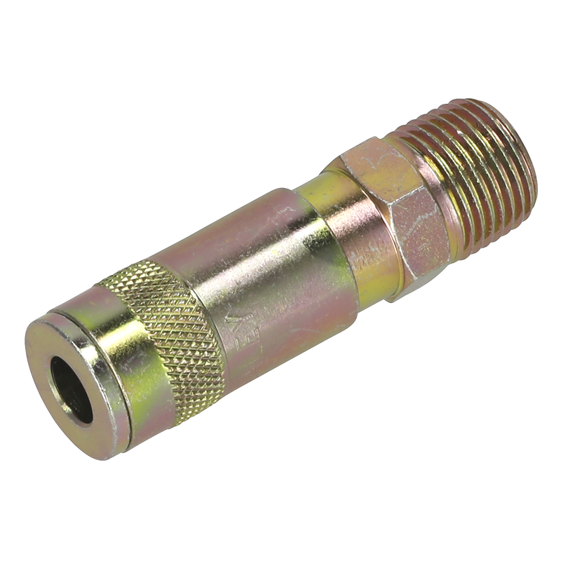 Sealey Coupling Body Male 1/4" BSPT - 0.13kg