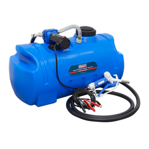 Sealey 100L Portable AdBlue® Tank 12V with 20L/min Flow Rate