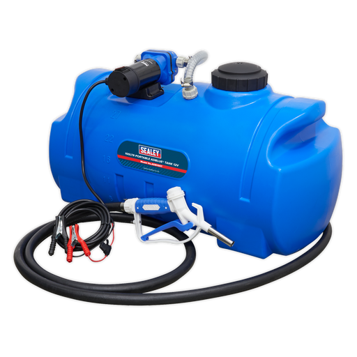Sealey 100L Portable AdBlue® Tank 12V with 20L/min Flow Rate
