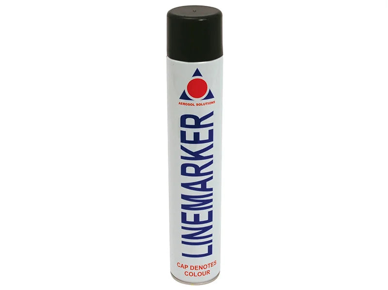 Aerosol 0906 Line Marking Spray Paint Black 750ml - 0906