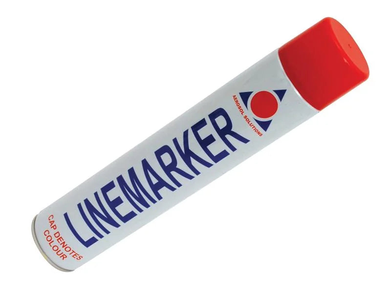 Aerosol 0902 Line Marking Spray Paint Red 750ml - 0902