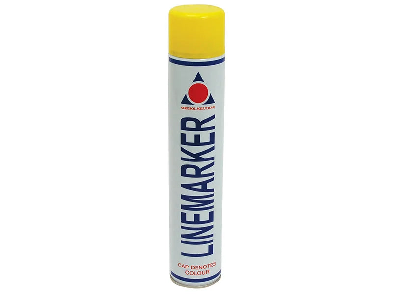 Aerosol 0900 Line Marking Spray Paint Yellow 750ml - 0900