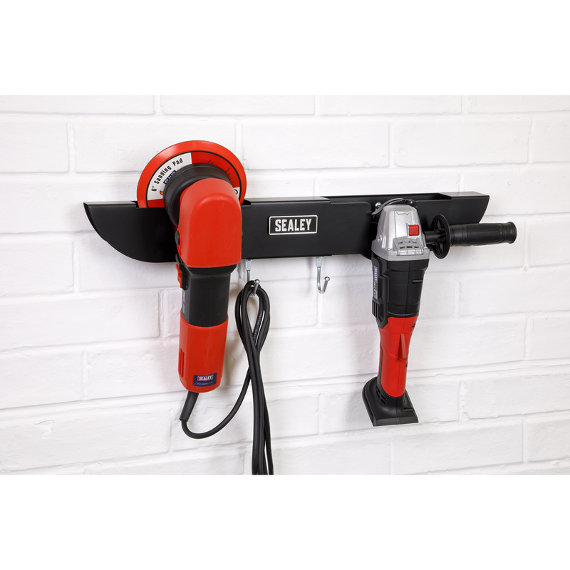 Sealey Angle Grinder Storage Rack 2-Bay 575x50x80mm