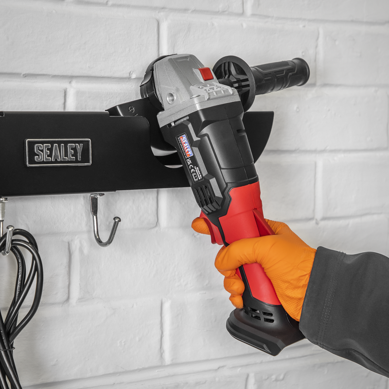 Sealey Angle Grinder Storage Rack 2-Bay 575x50x80mm