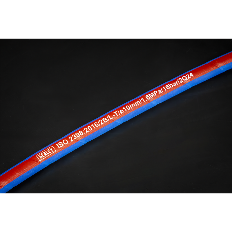 Sealey Air Hose AH15R/38 15m x 10mm with 1/4" BSP Unions
