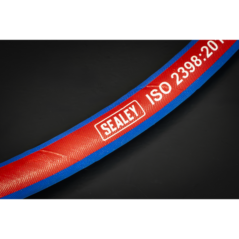 Sealey Air Hose 15m x 8mm with 1/4" BSP Unions