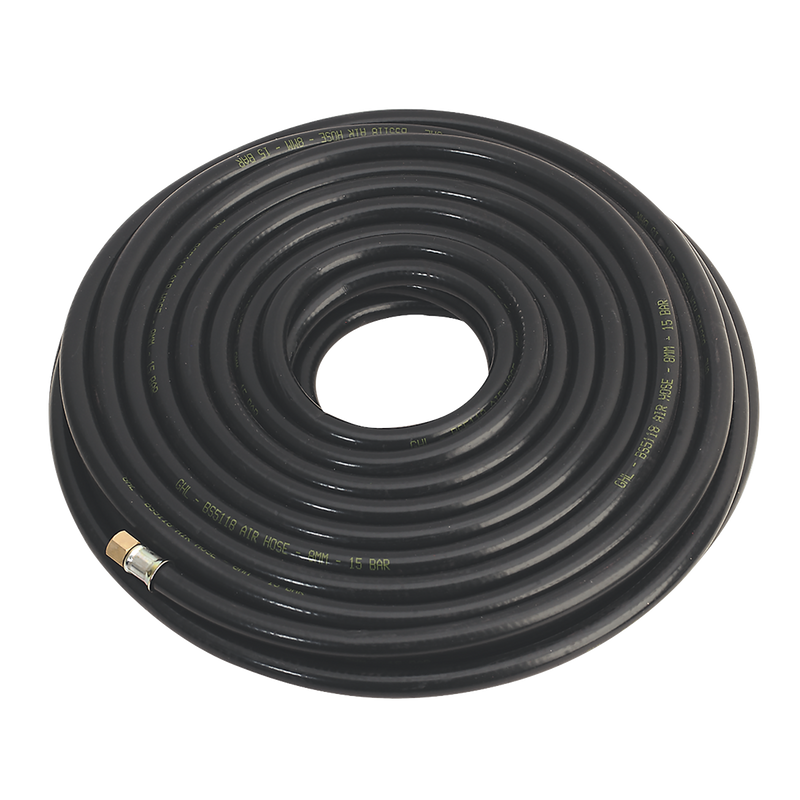 Sealey Heavy-Duty Air Hose 30m x 8mm with 1/4" BSP Unions