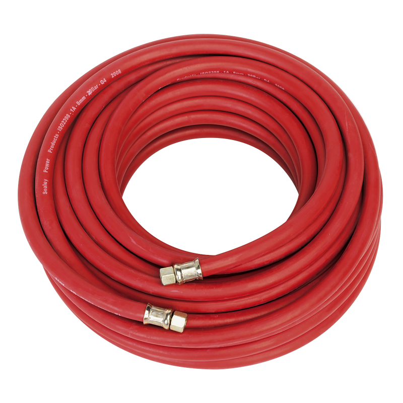 Sealey Air Hose 20m x 8mm with 1/4" BSP Unions