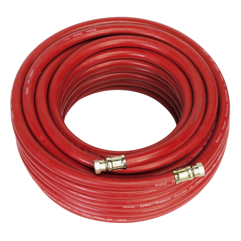 Sealey Air Hose 20m x 8mm with 1/4" BSP Unions