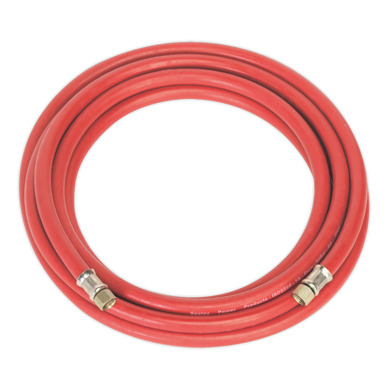 Sealey Air Hose 5m x 8mm with 1/4" BSP Unions