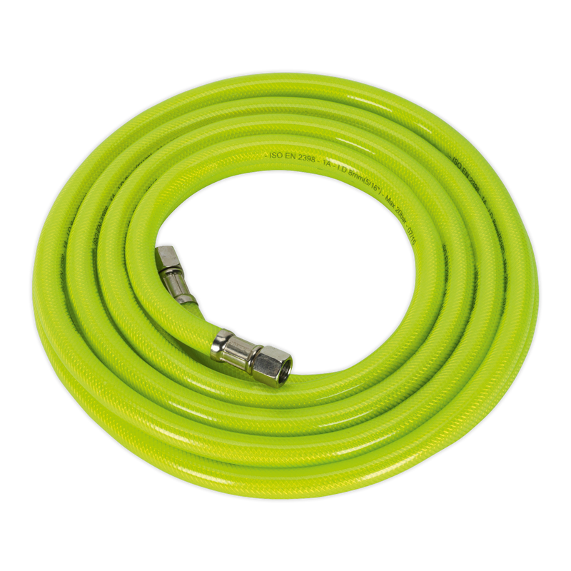 Sealey Air Hose 5m x 8mm with 1/4" BSP Unions