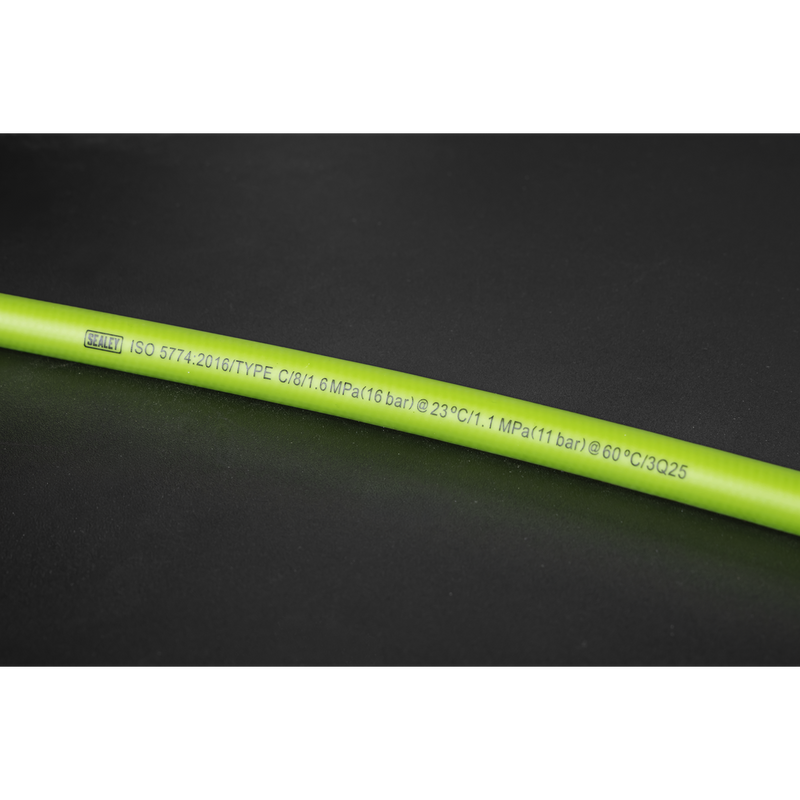 Sealey High-Visibility Hybrid Air Hose 10m x 8mm