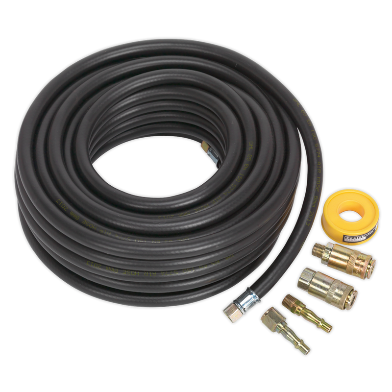 Sealey Air Hose Kit 15m x 8mm with Connectors