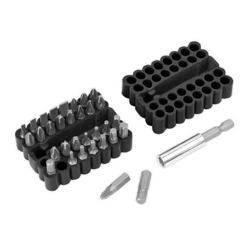 Sealey Premier Power Tool Bit & Magnetic Adaptor Set 33 Piece