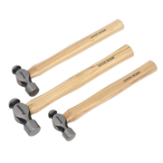 Sealey Premier Ball Pein Hammer Set 3 Piece 340g/450g/680g