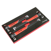 Sealey Premier Ball Pein Hammer Set 3 Piece - 450g, 680g, 907g