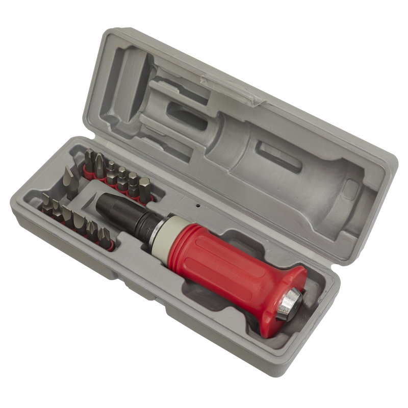 Sealey Premier Impact Driver Set 15 Piece with Protection Grip