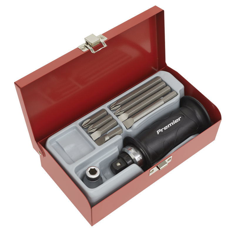 Sealey Premier Impact Driver Set 10 Piece with Protection Grip