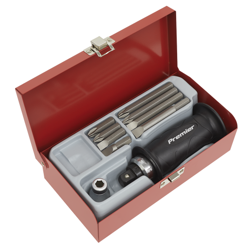 Sealey Premier Impact Driver Set 10 Piece with Protection Grip