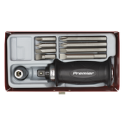 Sealey Premier Impact Driver Set 10 Piece with Protection Grip