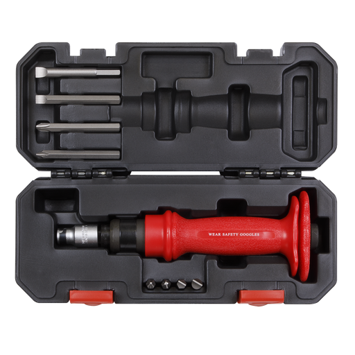 Sealey Premier Heavy-Duty Impact Driver Set 10 Piece with Protection Grip