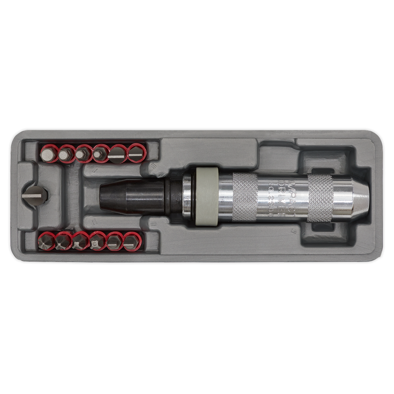 Sealey Premier Impact Driver Set 15 Piece 1/2" Sq Drive