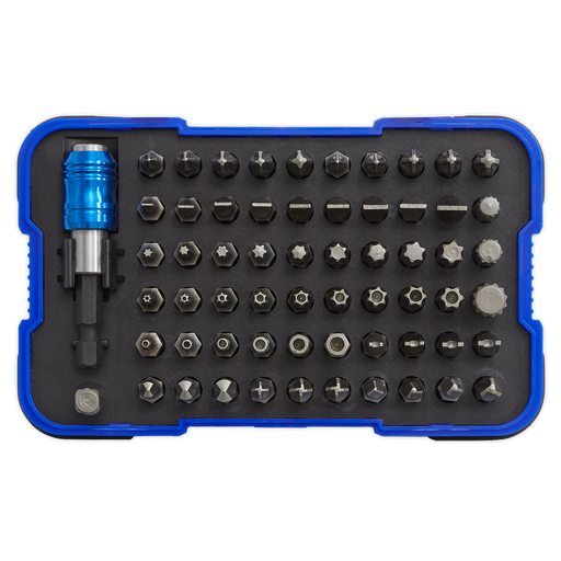 Sealey Premier Bit Set 62 Piece AK2108 Chrome Vanadium Steel