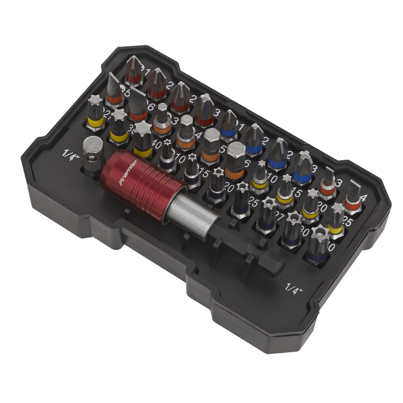 Sealey Premier Power Tool Bit Set 32 Piece AK2110 S2 Steel