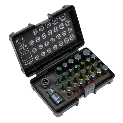 Sealey Premier Impact Bit Set 28 Piece 3/8" & 1/2" Drive AK21902
