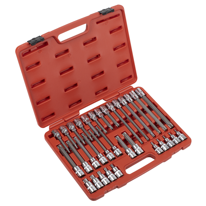 Sealey Premier Socket Bit Set 32 Piece 1/2"Sq Drive AK2194