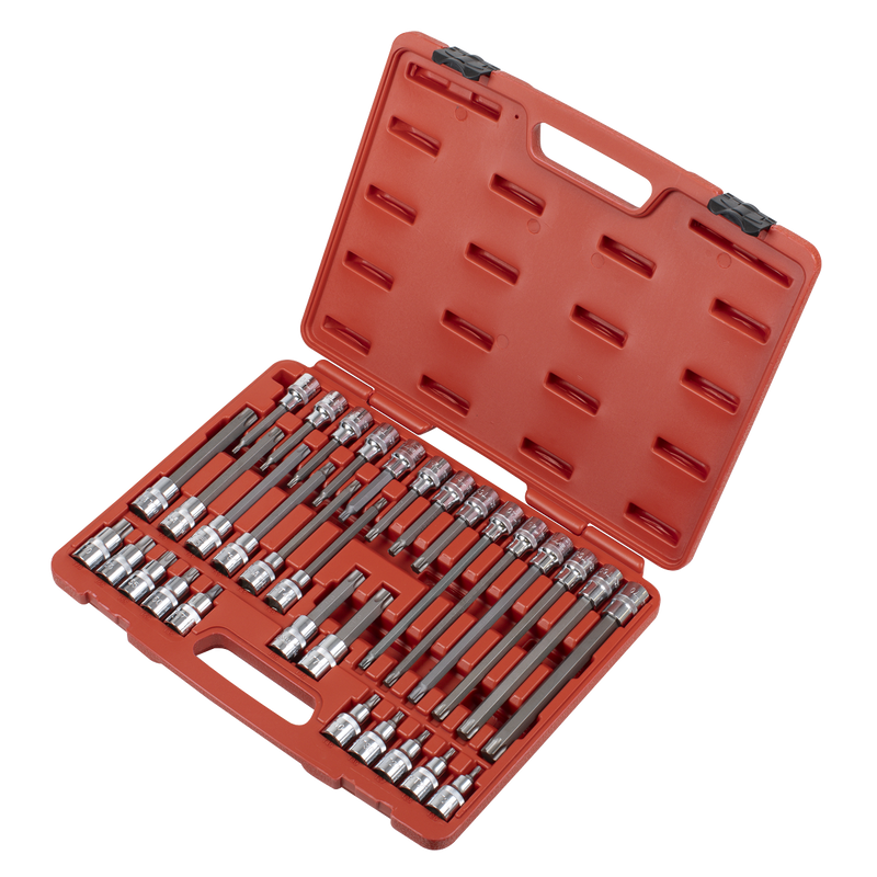 Sealey Premier Socket Bit Set 32 Piece 1/2"Sq Drive AK2194