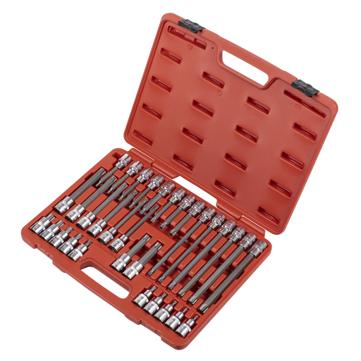 Sealey Premier Socket Bit Set 32 Piece 1/2"Sq Drive AK2194