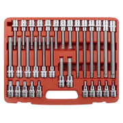Sealey Premier Socket Bit Set 32 Piece 1/2"Sq Drive AK2194