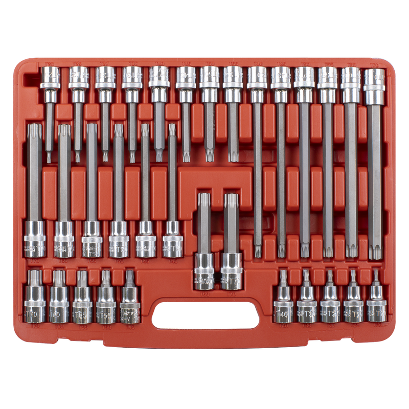 Sealey Premier Socket Bit Set 32 Piece 1/2"Sq Drive AK2194