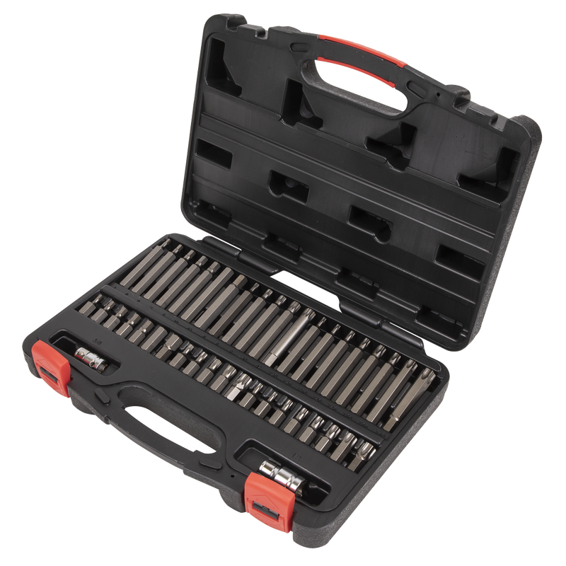 Sealey Premier Platinum TRX-Star Bit Set 42 Piece 3/8" & 1/2" Drive
