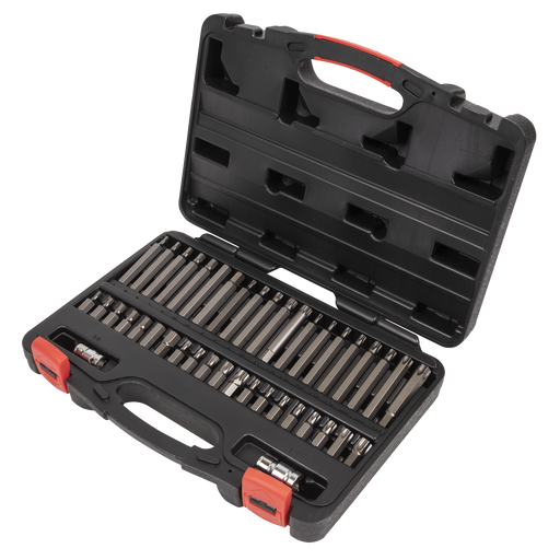 Sealey Premier Platinum TRX-Star Bit Set 42 Piece 3/8" & 1/2" Drive