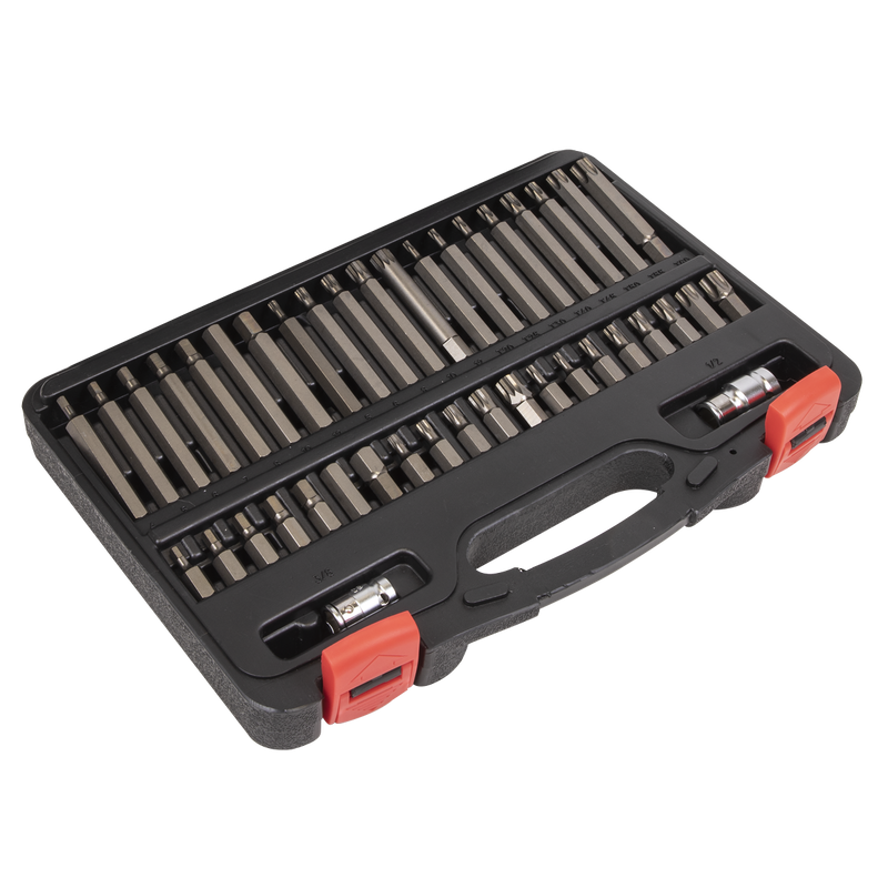 Sealey Premier Platinum TRX-Star Bit Set 42 Piece 3/8" & 1/2" Drive
