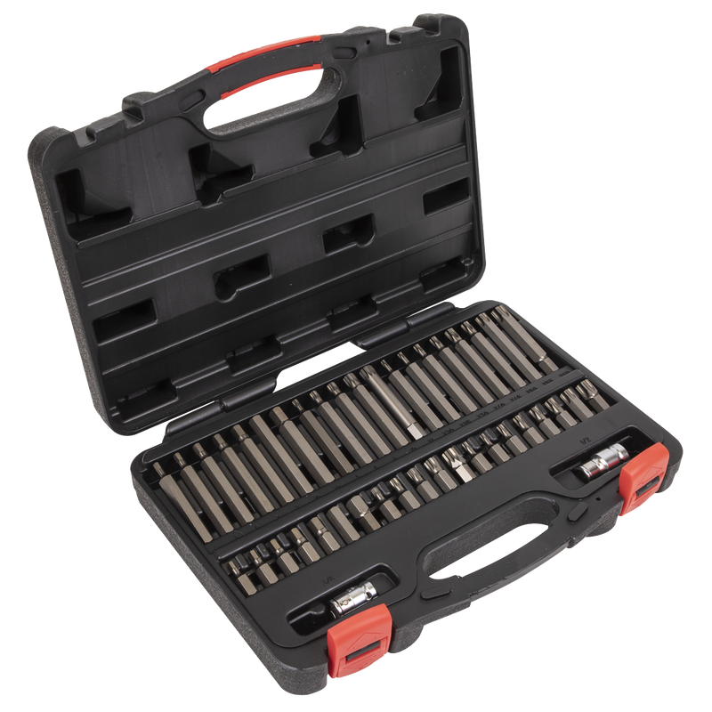 Sealey Premier Platinum TRX-Star Bit Set 42 Piece 3/8" & 1/2" Drive