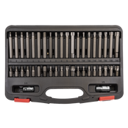 Sealey Premier Platinum TRX-Star Bit Set 42 Piece 3/8" & 1/2" Drive