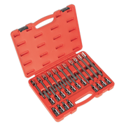 Sealey Premier Spline Socket Bit Set 1/2" Sq Drive 26 Piece