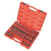 Sealey Premier Spline Socket Bit Set 1/2" Sq Drive 26 Piece