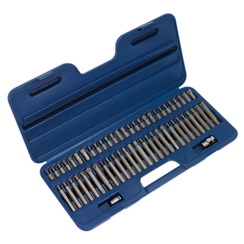 Sealey Premier Security Bit Set 56 Piece 3/8" & 1/2" Drive AK21956