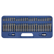 Sealey Premier Security Bit Set 56 Piece 3/8" & 1/2" Drive AK21956