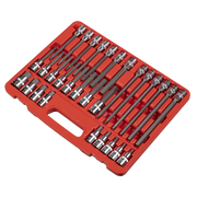 Sealey Premier Hex Socket Bit Set 30 Piece 1/2" Drive