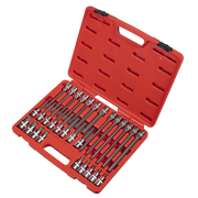 Sealey Premier Hex Socket Bit Set 30 Piece 1/2" Drive
