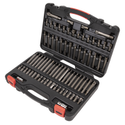 Sealey Premier Platinum Bit Set 74 Piece TRX-Star Hex Security 3/8" & 1/2" Drive