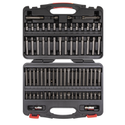 Sealey Premier Platinum Bit Set 74 Piece TRX-Star Hex Security 3/8" & 1/2" Drive