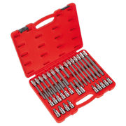 Sealey Premier Ribe Socket Bit Set 1/2"Sq Drive 32 Piece