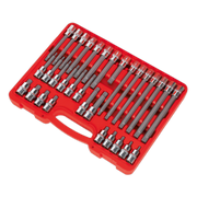 Sealey Premier Ribe Socket Bit Set 1/2"Sq Drive 32 Piece
